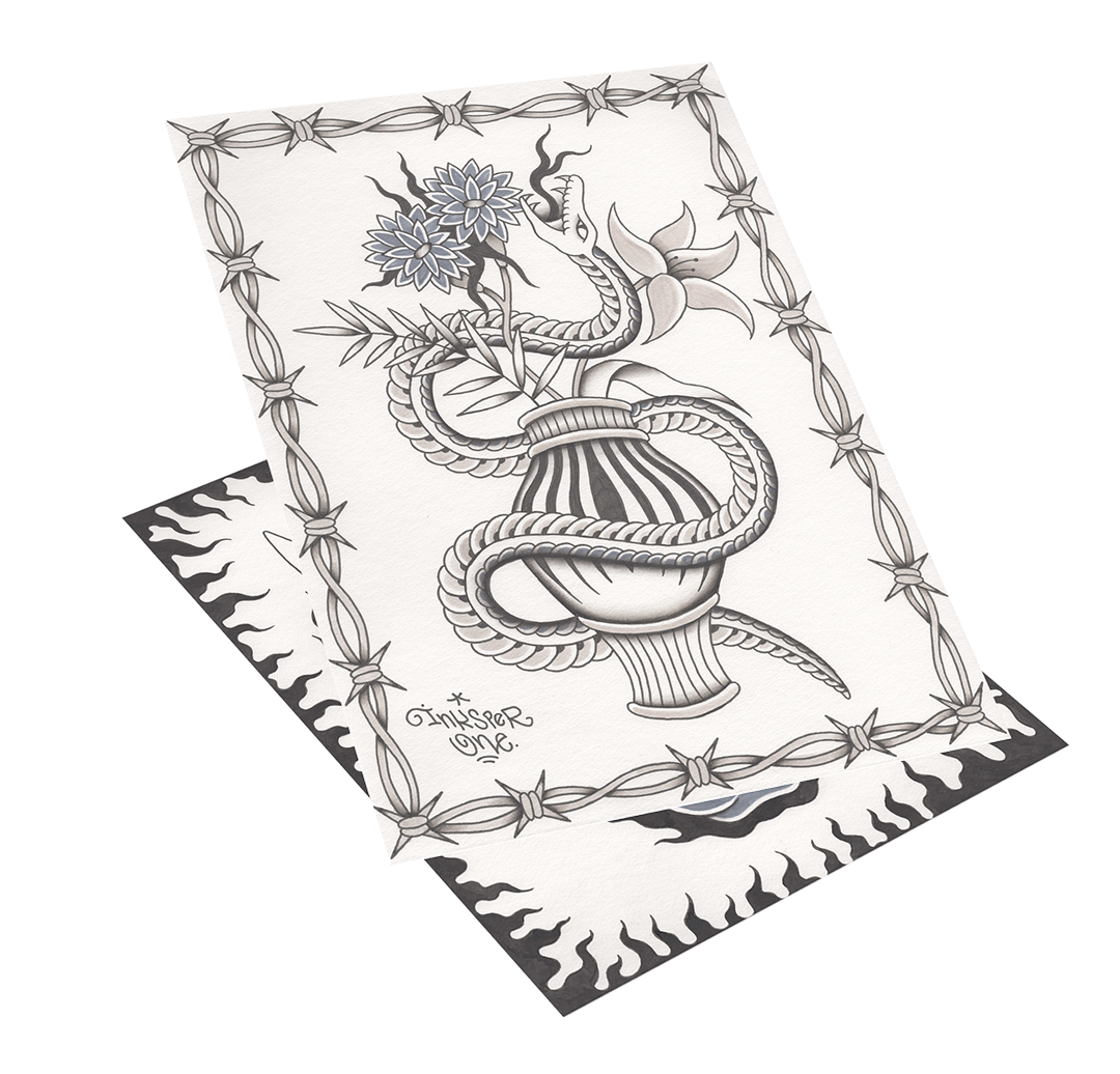 RANDOM TATTOO FLASH PRINT SET