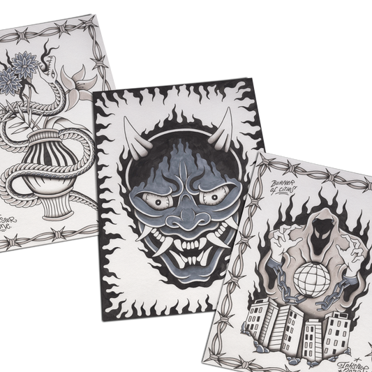RANDOM TATTOO FLASH PRINT SET