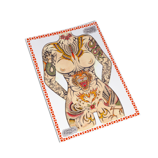 TATTOO FLASH PRINT - WOMAN